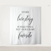 Rustic Wedding Backdrop Banner タペストリー (正面)