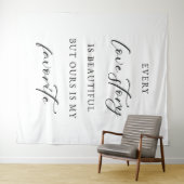Rustic Wedding Backdrop Banner タペストリー (インサイチュ(横))