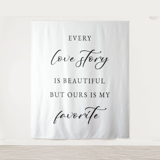 Rustic Wedding Backdrop Banner タペストリー (正面)