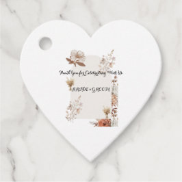 Rustic Wedding Favor Label フェイバータグ