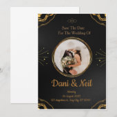 Rustic Wedding Invitation Country Wedding 招待状 (正面/裏面)