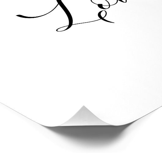 Rustic wedding tapestry backdrop ポスター (コーナー)