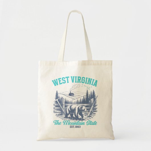 Rustic West Virginia Nature Scene トートバッグ (正面)