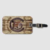 Rustic western cowboy ラゲッジタグ (正面横)