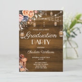 Rustic Western Cowboy Graduation Party 招待状 (スタンド正面)