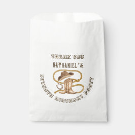 Rustic western cowboy you are wanted フェイバーバッグ