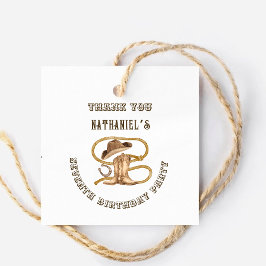 Rustic western cowboy you are wanted birthday フェイバータグ