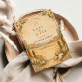 Rustic Western Desert Wedding セーブザデート