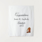 Rustic Western Graduation タペストリー (正面)