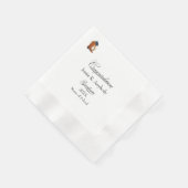 Rustic Western Graduation Party Paper Napkin 縁ありカクテルナプキン (角)