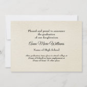 Rustic Western Hi-School Graduation Announcement  招待状 (裏面)