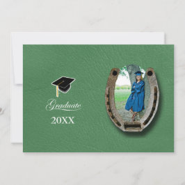 Rustic Western Hi-School Graduation Announcement 招待状