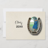 Rustic Western Hi-School Graduation Announcement  招待状 (正面)