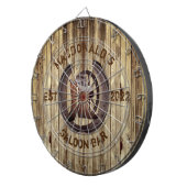 Rustic western saloon bar dart board ダーツボード (正面右)