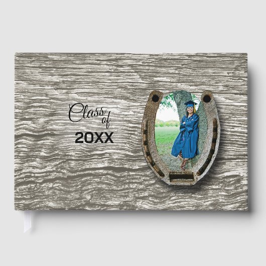 Rustic Western-style Graduation Party Guestbook  ゲストブック (正面)