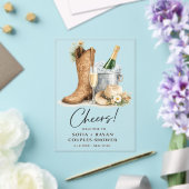 Rustic Western Wedding Invitation アクリル招待状 (インサイチュ (ウェディング))