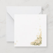 Rustic Western Wedding Invitation ノートカード (裏面)