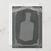Rustic Whiskey Bottle 50th Adult Birthday 招待状 (裏面)
