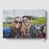 Rustic Wilderness Pine Forest Photo Wedding ゲストブック (裏面)