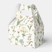 Rustic Wildflower Meadow Hand Drawn Multicolored フェイバーボックス (裏面サイド)