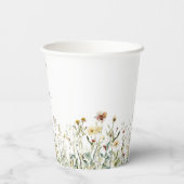 Rustic Wildflower Meadow Wedding 紙コップ (裏面)