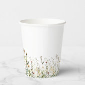 Rustic Wildflower Meadow Wedding 紙コップ (右)