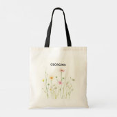 Rustic Wildflower Tote Bag トートバッグ (裏面)