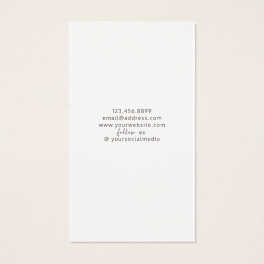 Rustic Wildflowers Necklace Display  (裏面)