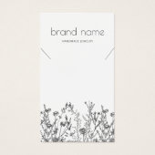 Rustic Wildflowers Necklace Display  (正面)