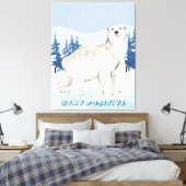 Rustic Wildlife Home Decor Stretched Canvas Print キャンバスプリント (インサイチュ (寝室))