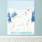 Rustic Wildlife Home Decor Stretched Canvas Print キャンバスプリント (インサイチュ (ウッドフロア))