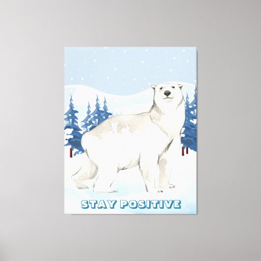 Rustic Wildlife Home Decor Stretched Canvas Print キャンバスプリント (正面)