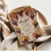 Rustic Wine Harvest Celebration 招待状