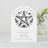 Rustic Winter Solstice 招待状 (スタンド正面)