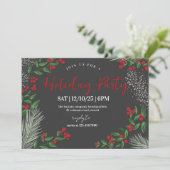 Rustic Winter Wonderland Holiday Party 招待状 (スタンド正面)