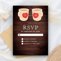 Rustic Wood かわいい コーヒーマグ RSVP