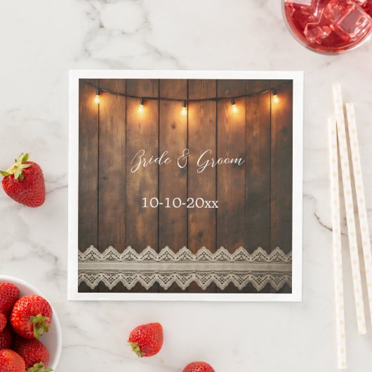 Rustic Wood and Lace Wedding (インサイチュ)