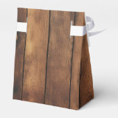 Rustic Wood and Lace Wedding Favor Boxes フェイバーボックス (裏面サイド)