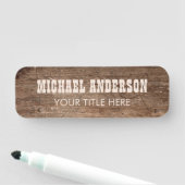 Rustic Wood Custom  名札 (インサイチュ)