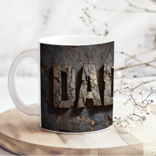 Rustic Wood Fathers Day Dad Coffee Mug コーヒーマグカップ