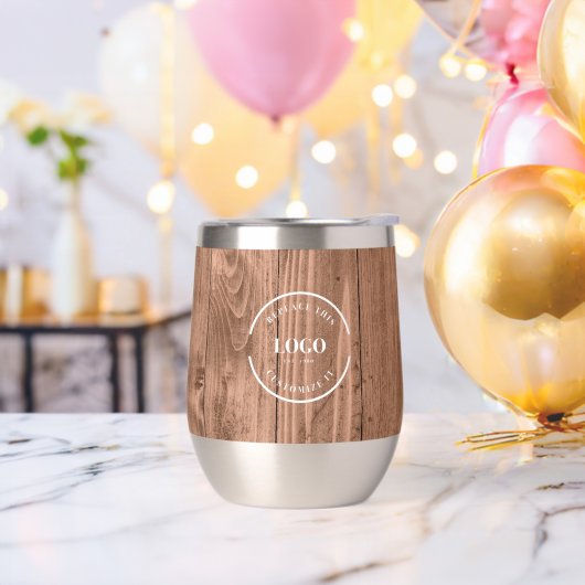 Rustic Wood Grain Branded with logo Website (バチェラーパーティー)