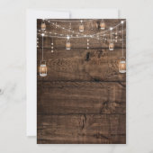 Rustic Wood Housewarming Party 招待状 (裏面)