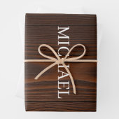 Rustic Wood Michael – Natural Strength Handcrafted ラッピングペーパーシート (インサイチュ)
