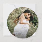 Rustic WOOD  photo WEDDING Save the date 招待状 (裏面)