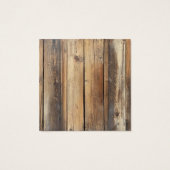 Rustic Wood String Lights Mason Jar Save the Dates (裏面)