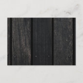 Rustic wood string lights wedding guest details エンクロージャーカード (裏面)