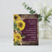 Rustic Wood Sunflower Wedding All in One (スタンド正面)