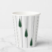 Rustic Woodland Christmas Photo 紙コップ (裏面)