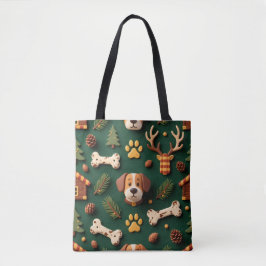 Rustic Woodland Tote Bag – Lodge‑Inspired Pet トートバッグ