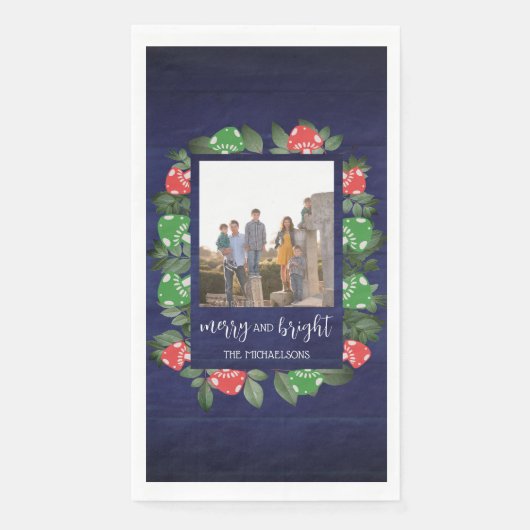 Rustic Woodland Whimsical Mushrooms Christmas (正面)